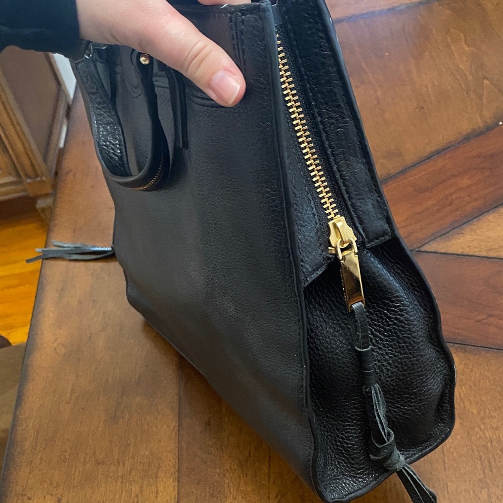 RebeccaMinkoff Black Leather Handbag - Picture 5 of 8